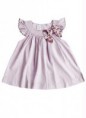 Bata em Tricoline Rosa Pequeno Anjo